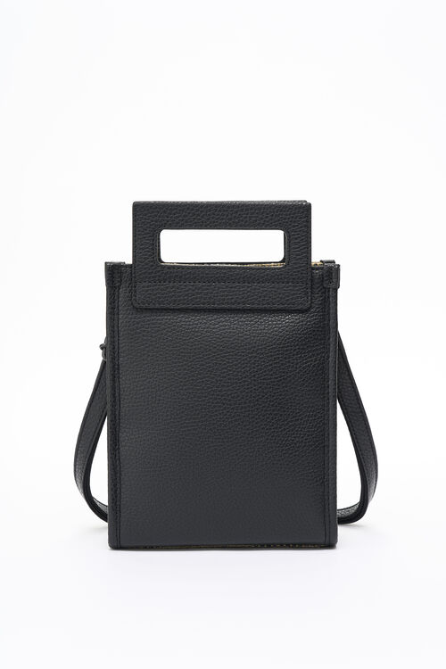 ツイードぺブル トップハンドルクロスボディ S  hi-res | Hartmann