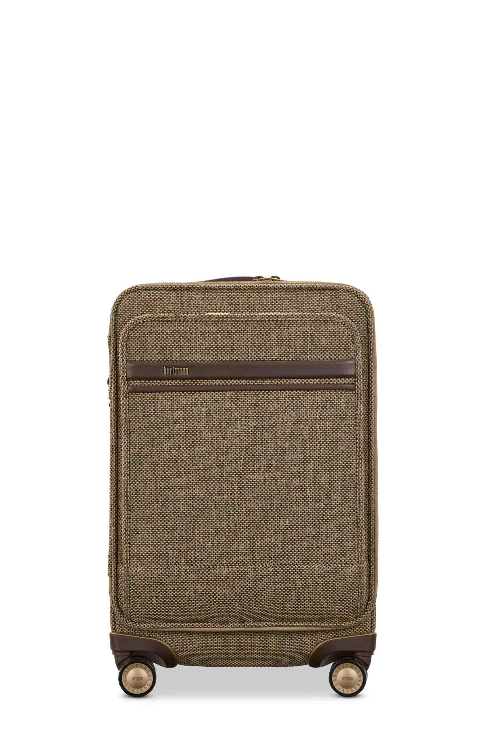 ハートマン ツイード キャリーオンスピナー ツイード/ナチュラルレザー