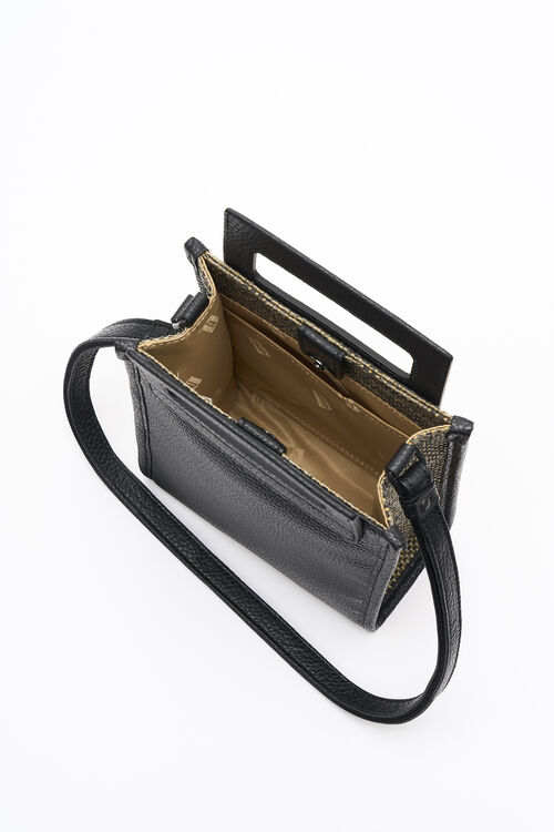 ツイードぺブル トップハンドルクロスボディ S  hi-res | Hartmann