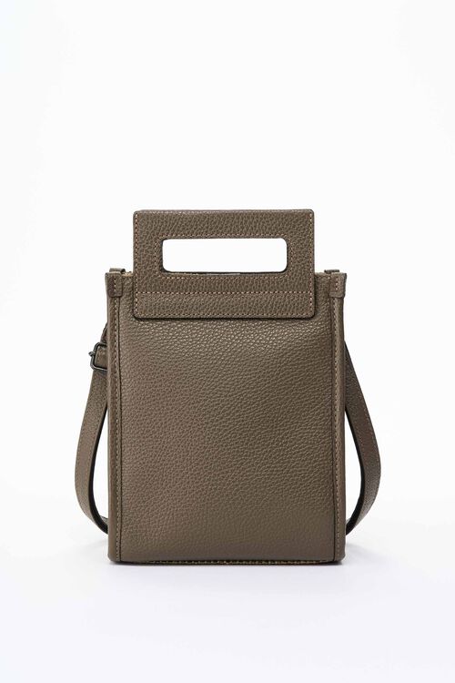 ツイードぺブル トップハンドルクロスボディ S  hi-res | Hartmann