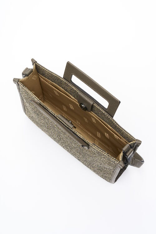 ツイードぺブル トップハンドルクロスボディ M  hi-res | Hartmann