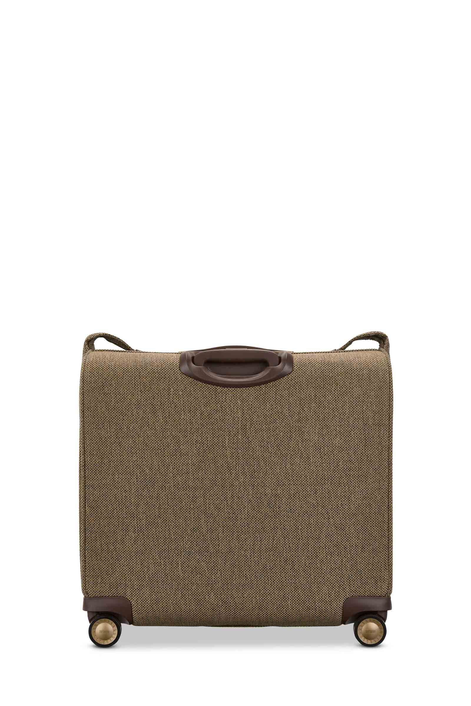 【美品】Hartmann ハートマン レザー ツイード ガーメントケース ハートマン ツイード スピナーガーメントバッグ ツイード/ナチュラル