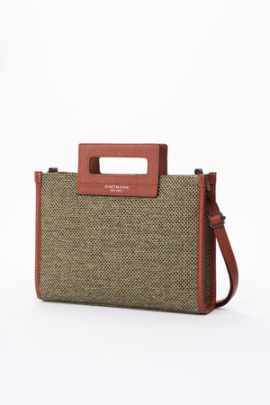 ツイードぺブル トップハンドルクロスボディ M  hi-res | Hartmann