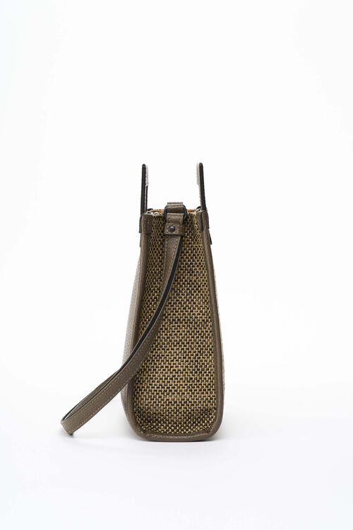 ツイードぺブル トップハンドルクロスボディ S  hi-res | Hartmann