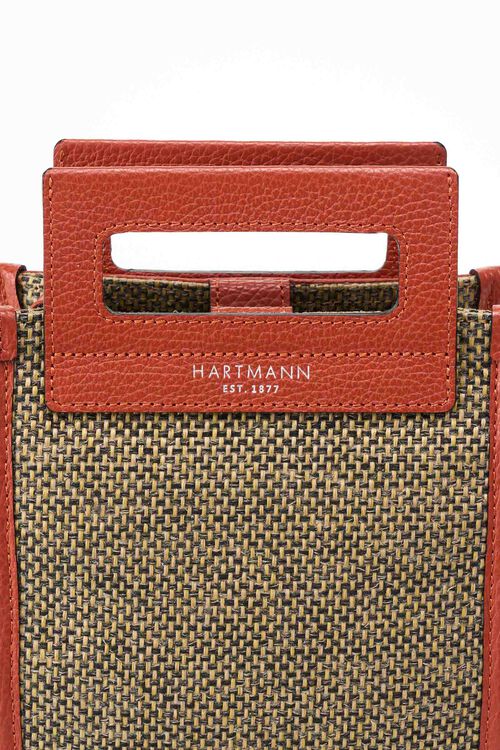 ツイードぺブル トップハンドルクロスボディ S  hi-res | Hartmann