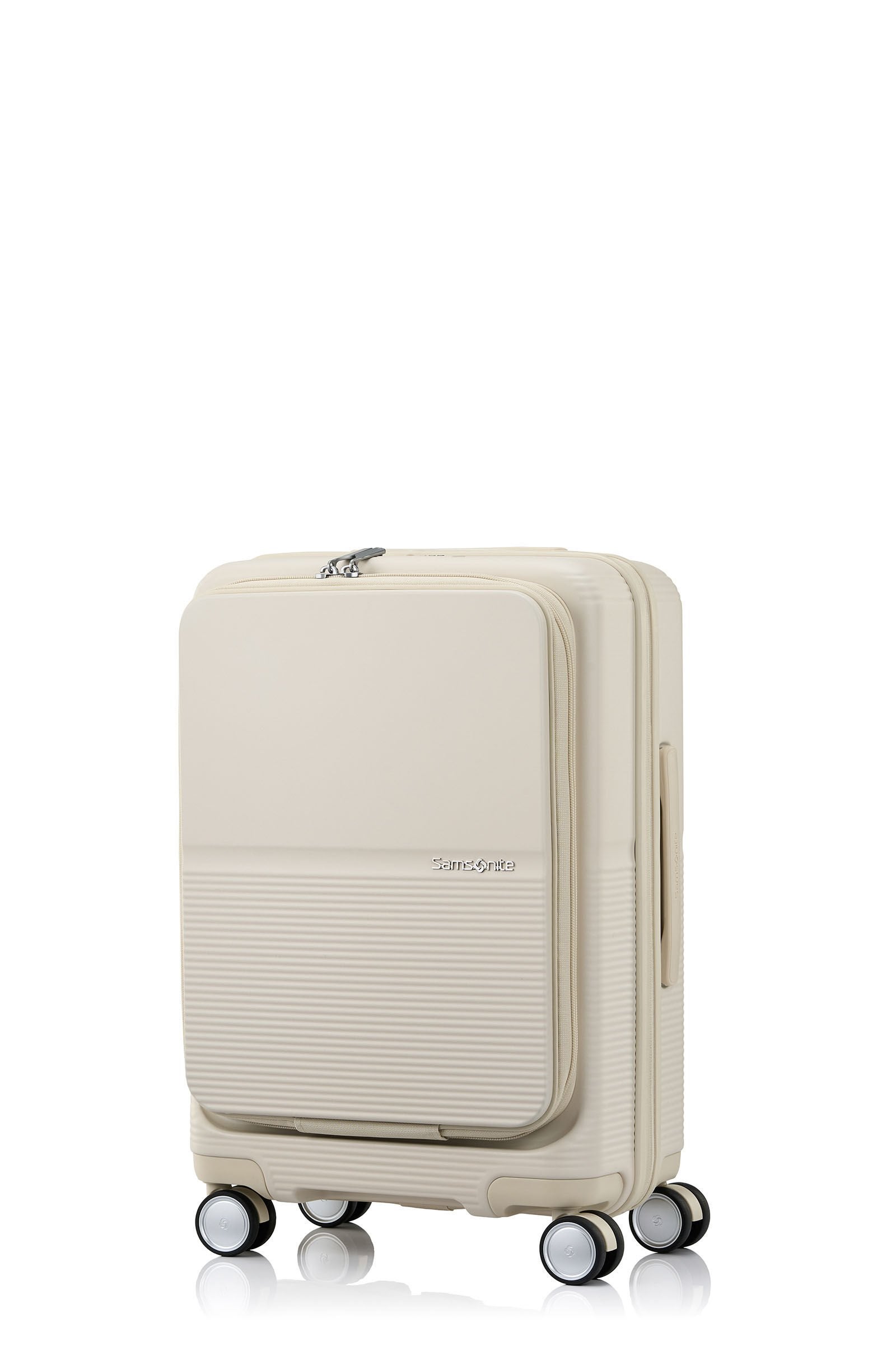 【新品 未使用】Samsonite サムソナイト スーツケース アイボリー ミンター スピナー69 エキスパンダブル アイボリー｜サムソナイト