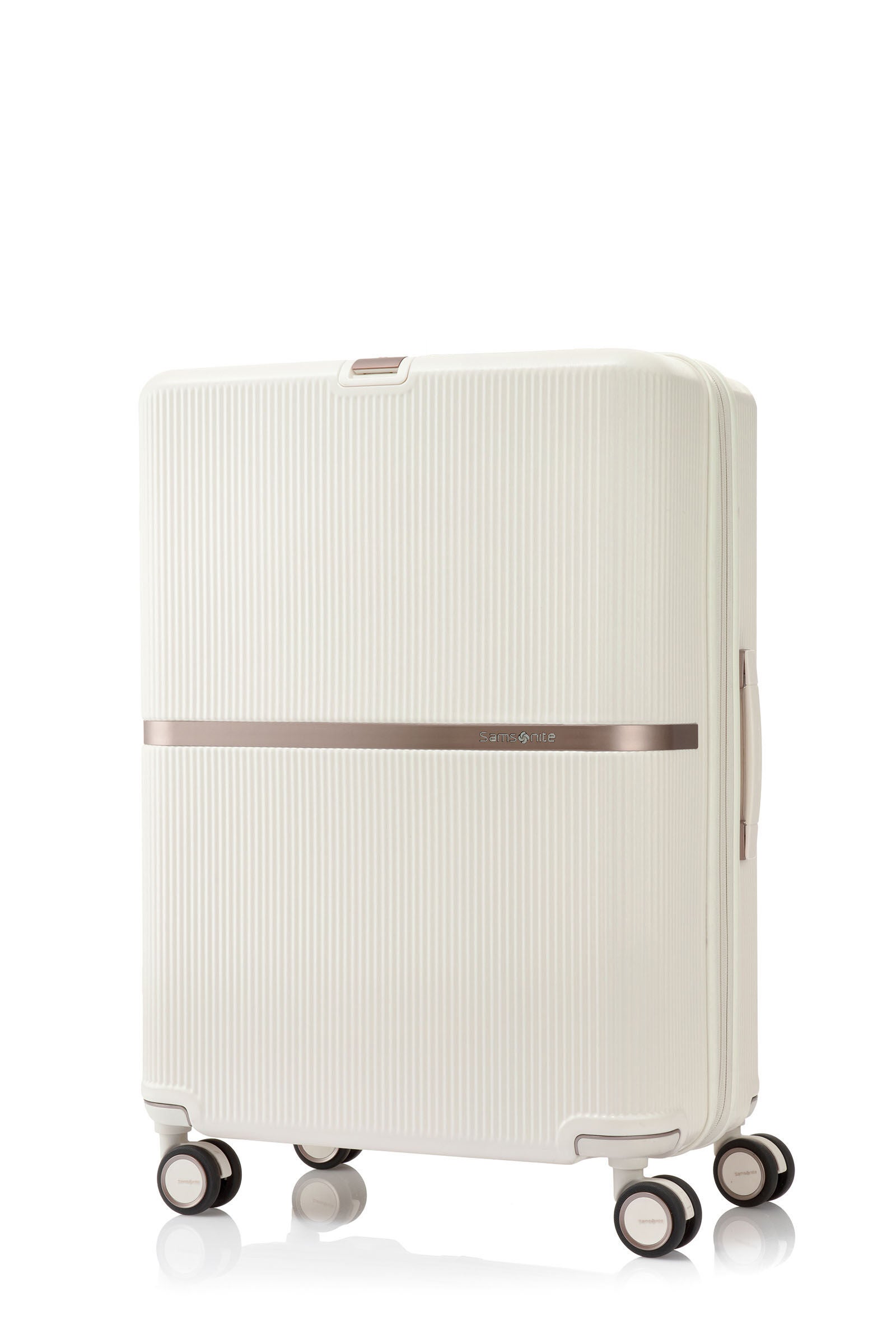 【新品 未使用】Samsonite サムソナイト スーツケース アイボリー ミンター スピナー69 エキスパンダブル アイボリー｜サムソナイト