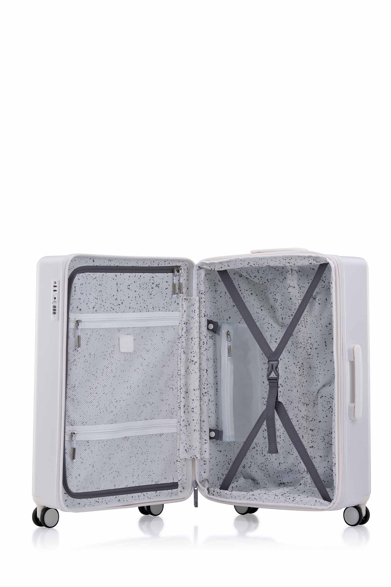 emmi X サムソナイト スピナー68 エキスパンダブル マットホワイト