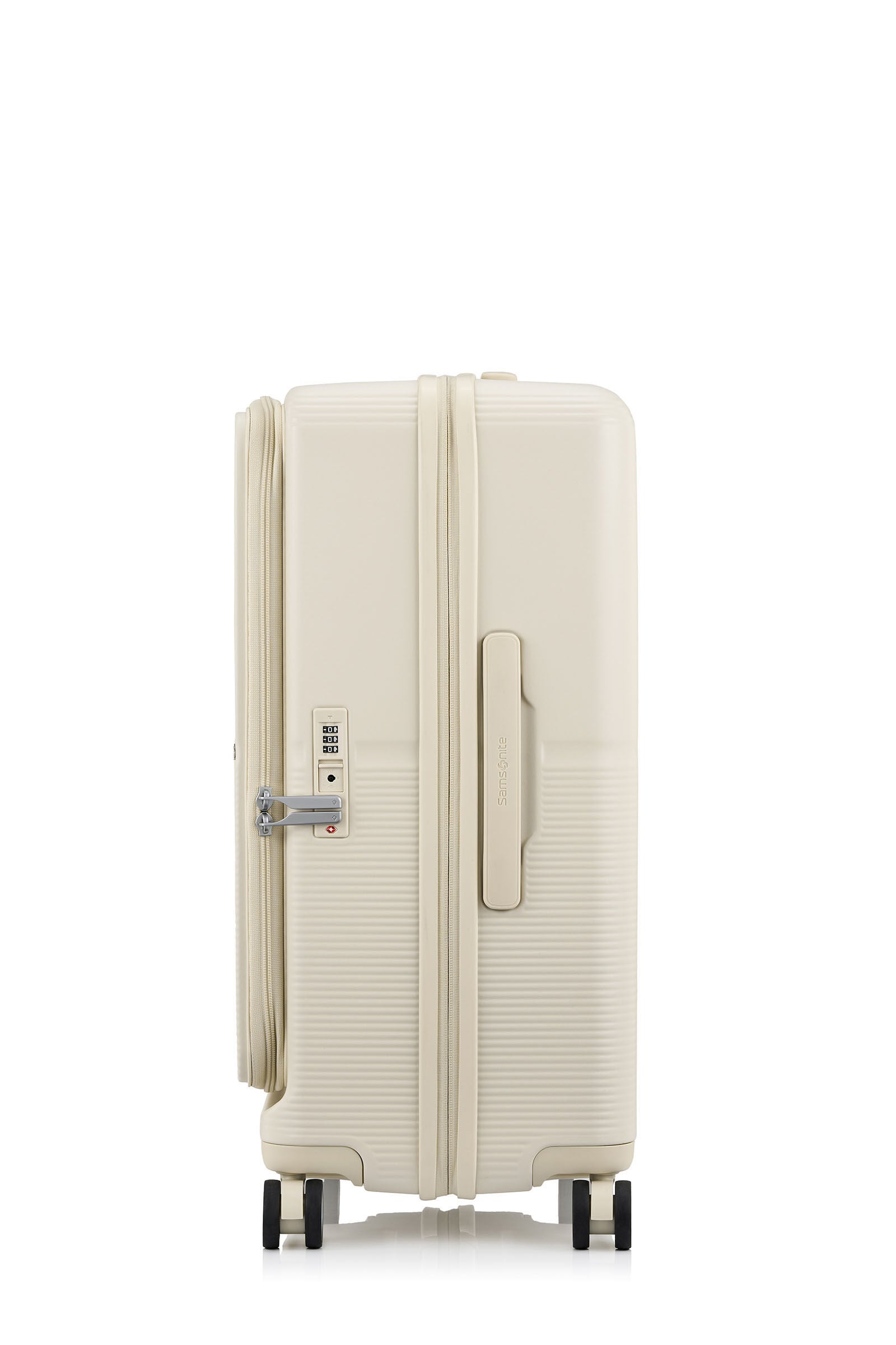 【新品】Samsonite スーツケース FLATFORM スピナー66 EXP フラットフォーム スピナー66 エキスパンダブル メタリックグリーン