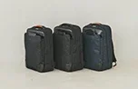Samsonite（サムソナイト）EPID4（エピッドフォー）、バックパックのカラーバリエーション。ブラックオレンジ、フルブラック、ネイビーオレンジの3カラー展開。